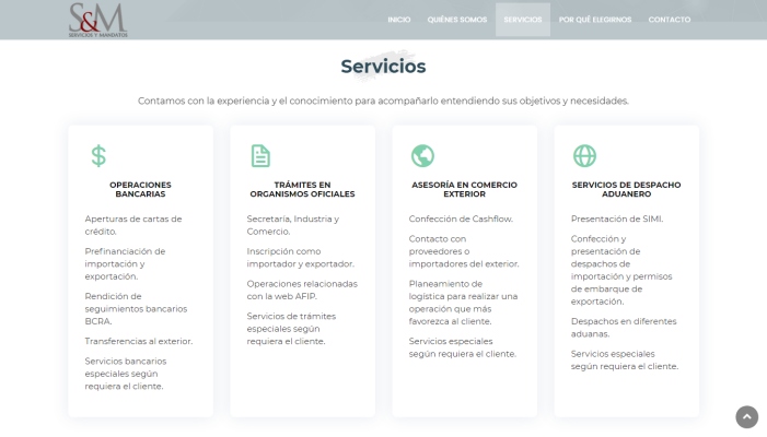 Servicios y Mandatos