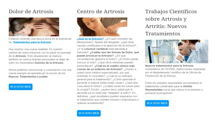 Artrosis y Dolor