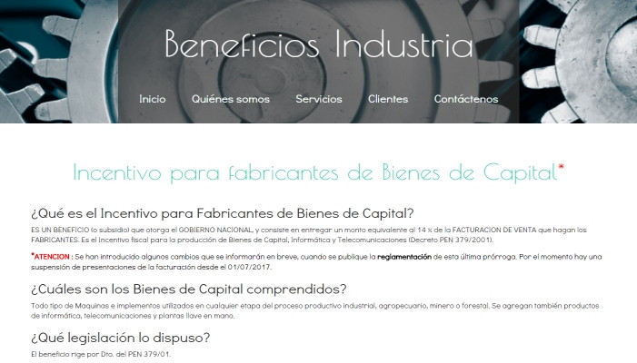 Beneficios Industria